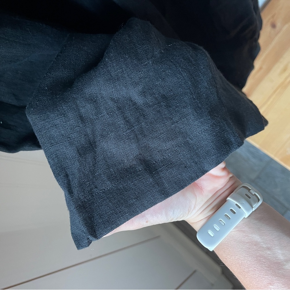Pyne and Smith Black linen dress. Size XS - Picture 5 of 8
